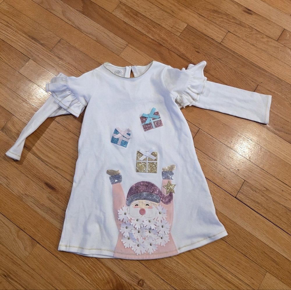 Mud Pie Christmas Santa Present Dress